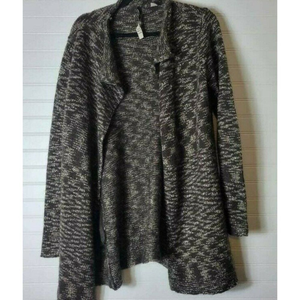 Payton Brown/Tan medium Sweater Cardigan 